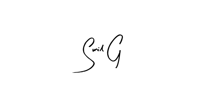 Sunil G stylish signature style. Best Handwritten Sign (Arty Signature) for my name. Handwritten Signature Collection Ideas for my name Sunil G. Sunil G signature style 8 images and pictures png