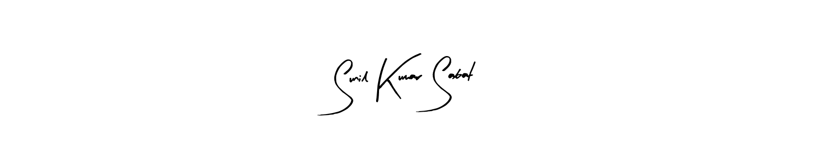 Make a beautiful signature design for name Sunil Kumar Sabat. Use this online signature maker to create a handwritten signature for free. Sunil Kumar Sabat signature style 8 images and pictures png