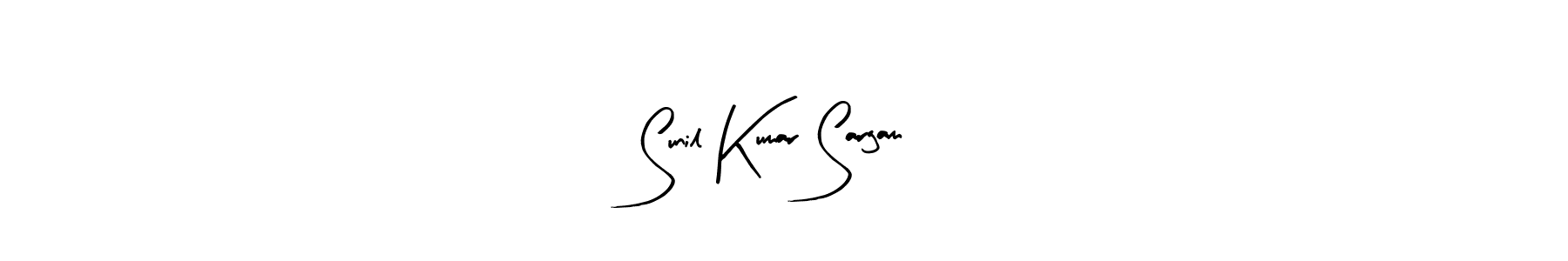 The best way (Arty Signature) to make a short signature is to pick only two or three words in your name. The name Sunil Kumar Sargam include a total of six letters. For converting this name. Sunil Kumar Sargam signature style 8 images and pictures png