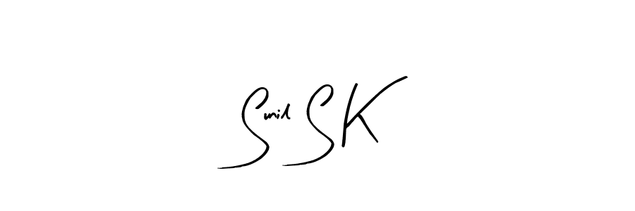 Also You can easily find your signature by using the search form. We will create Sunil S K name handwritten signature images for you free of cost using Arty Signature sign style. Sunil S K signature style 8 images and pictures png