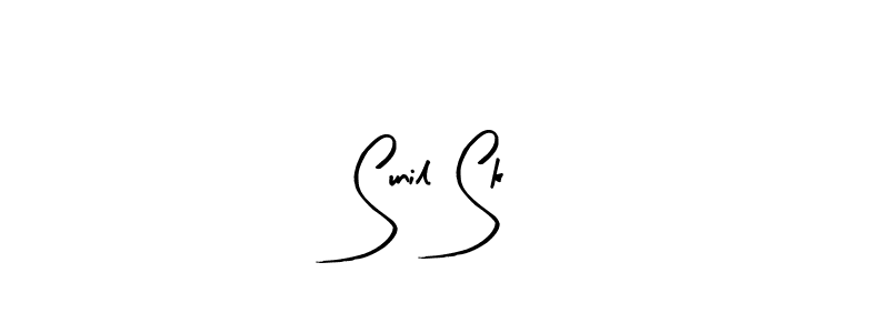 Make a beautiful signature design for name Sunil Sk. With this signature (Arty Signature) style, you can create a handwritten signature for free. Sunil Sk signature style 8 images and pictures png