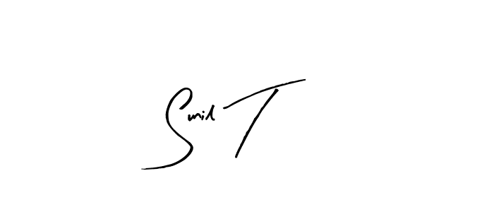 You can use this online signature creator to create a handwritten signature for the name Sunil T. This is the best online autograph maker. Sunil T signature style 8 images and pictures png