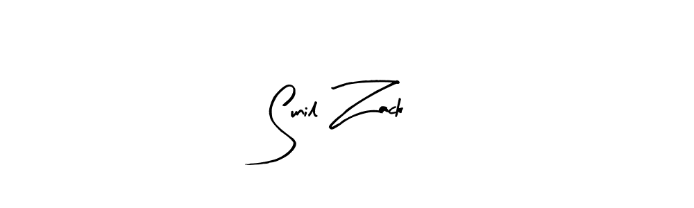 How to make Sunil Zack signature? Arty Signature is a professional autograph style. Create handwritten signature for Sunil Zack name. Sunil Zack signature style 8 images and pictures png