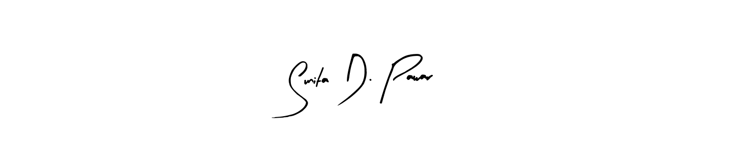 You should practise on your own different ways (Arty Signature) to write your name (Sunita D. Pawar) in signature. don't let someone else do it for you. Sunita D. Pawar signature style 8 images and pictures png