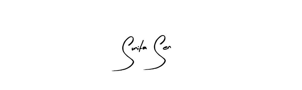 Design your own signature with our free online signature maker. With this signature software, you can create a handwritten (Arty Signature) signature for name Sunita Sen. Sunita Sen signature style 8 images and pictures png