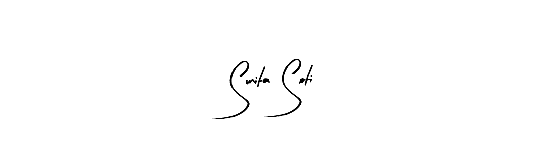 Make a short Sunita Soti signature style. Manage your documents anywhere anytime using Arty Signature. Create and add eSignatures, submit forms, share and send files easily. Sunita Soti signature style 8 images and pictures png