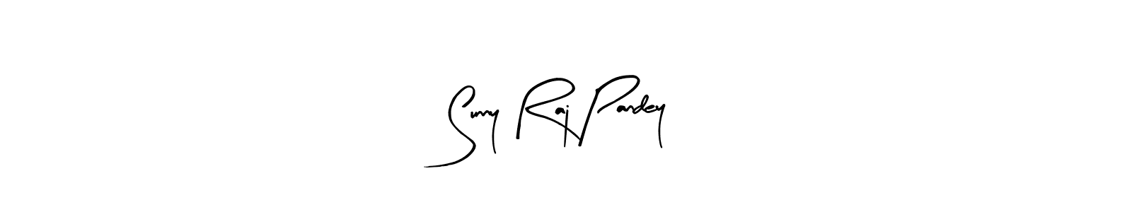 Design your own signature with our free online signature maker. With this signature software, you can create a handwritten (Arty Signature) signature for name Sunny Raj Pandey. Sunny Raj Pandey signature style 8 images and pictures png
