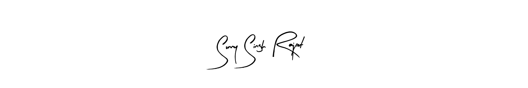 Create a beautiful signature design for name Sunny Singh Rajput. With this signature (Arty Signature) fonts, you can make a handwritten signature for free. Sunny Singh Rajput signature style 8 images and pictures png