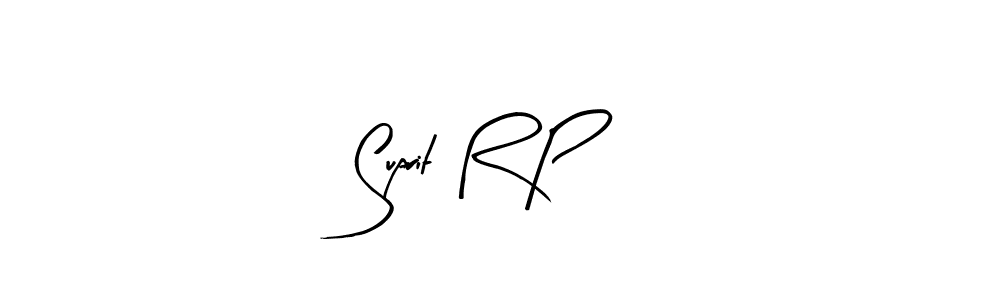 Arty Signature is a professional signature style that is perfect for those who want to add a touch of class to their signature. It is also a great choice for those who want to make their signature more unique. Get Suprit R P name to fancy signature for free. Suprit R P signature style 8 images and pictures png