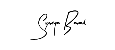 Looking for an artistic signature for Supriya Baral? The Arty Signature calligraphy style gives a sophisticated flow suitable for business cards and emails. Supriya Baral signature style 8 images and pictures png
