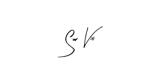 Best and Professional Signature Style for Sur Vis. Arty Signature Best Signature Style Collection. Sur Vis signature style 8 images and pictures png