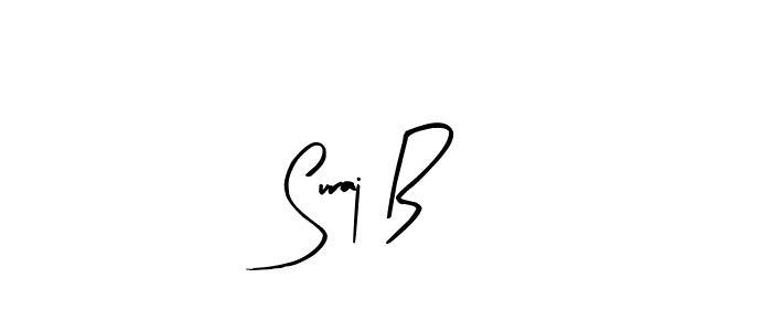 if you are searching for the best signature style for your name Suraj B. so please give up your signature search. here we have designed multiple signature styles  using Arty Signature. Suraj B signature style 8 images and pictures png