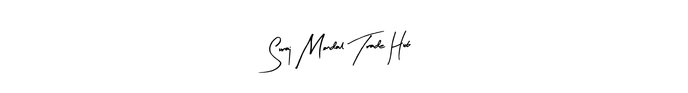 You should practise on your own different ways (Arty Signature) to write your name (Suraj Mondal Trade Hub) in signature. don't let someone else do it for you. Suraj Mondal Trade Hub signature style 8 images and pictures png