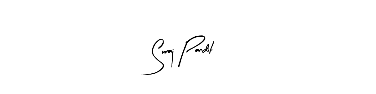 Suraj Pandit stylish signature style. Best Handwritten Sign (Arty Signature) for my name. Handwritten Signature Collection Ideas for my name Suraj Pandit. Suraj Pandit signature style 8 images and pictures png