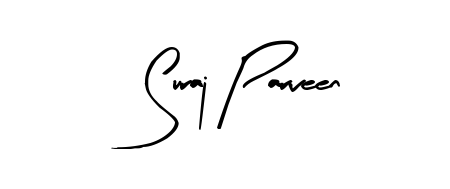 Looking for an artistic signature for Suraj Parveen? The Arty Signature calligraphy style gives a sophisticated flow suitable for business cards and emails. Suraj Parveen signature style 8 images and pictures png