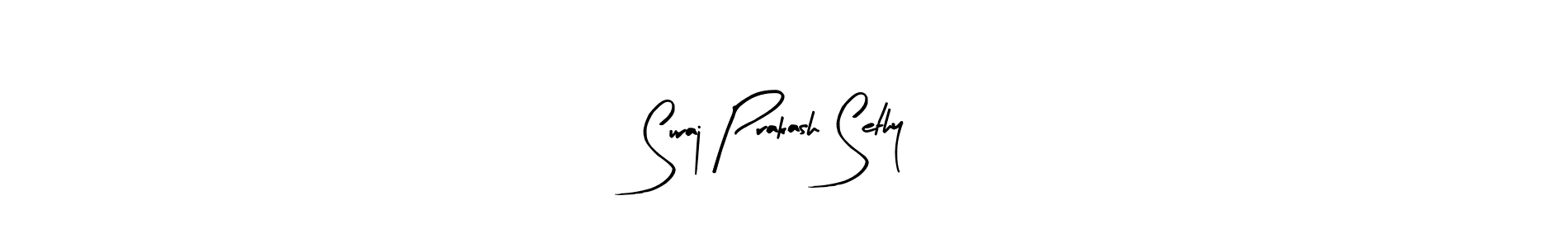 Also we have Suraj Prakash Sethy name is the best signature style. Create professional handwritten signature collection using Arty Signature autograph style. Suraj Prakash Sethy signature style 8 images and pictures png