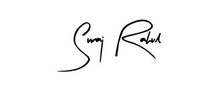 It looks like you need a new signature style for name Suraj Rahul. Design unique handwritten (Arty Signature) signature with our free signature maker in just a few clicks. Suraj Rahul signature style 8 images and pictures png