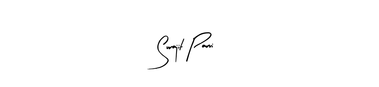 Arty Signature is a professional signature style that is perfect for those who want to add a touch of class to their signature. It is also a great choice for those who want to make their signature more unique. Get Surajit Parui name to fancy signature for free. Surajit Parui signature style 8 images and pictures png