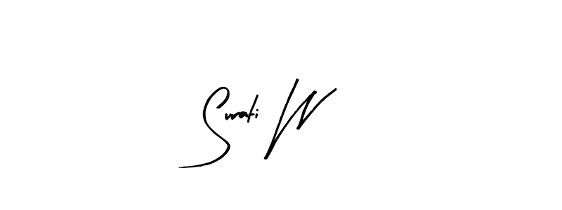 Best and Professional Signature Style for Surati W. Arty Signature Best Signature Style Collection. Surati W signature style 8 images and pictures png