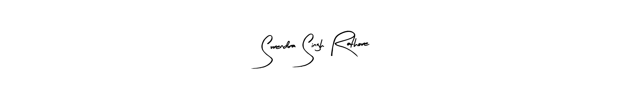 Create a beautiful signature design for name Surendra Singh Rathore. With this signature (Arty Signature) fonts, you can make a handwritten signature for free. Surendra Singh Rathore signature style 8 images and pictures png