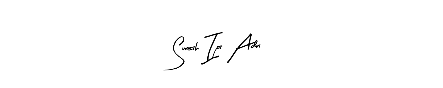 Arty Signature is a professional signature style that is perfect for those who want to add a touch of class to their signature. It is also a great choice for those who want to make their signature more unique. Get Suresh Ips Adri name to fancy signature for free. Suresh Ips Adri signature style 8 images and pictures png