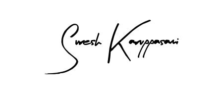 The Arty Signature handwriting style adds charm and authenticity to name Suresh Karuppasami. A wonderful choice for personal thank-you notes. Suresh Karuppasami signature style 8 images and pictures png