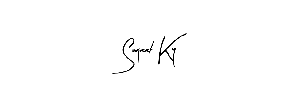 Make a beautiful signature design for name Surjeet Ky. With this signature (Arty Signature) style, you can create a handwritten signature for free. Surjeet Ky signature style 8 images and pictures png