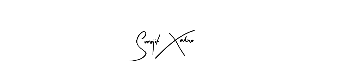 Make a beautiful signature design for name Surojit Xalxo. With this signature (Arty Signature) style, you can create a handwritten signature for free. Surojit Xalxo signature style 8 images and pictures png