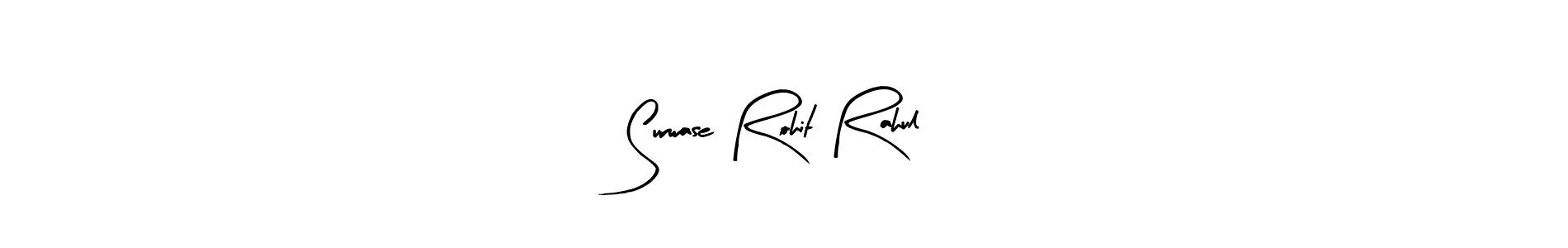 How to make Surwase Rohit Rahul signature? Arty Signature is a professional autograph style. Create handwritten signature for Surwase Rohit Rahul name. Surwase Rohit Rahul signature style 8 images and pictures png