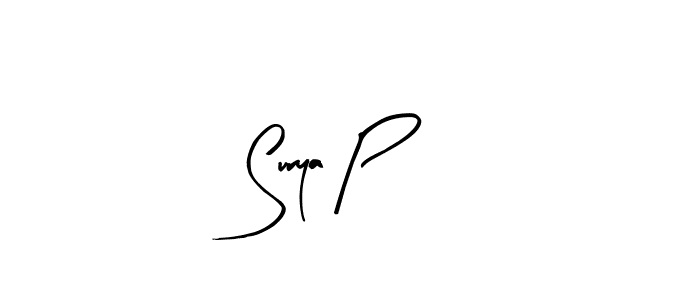 You can use this online signature creator to create a handwritten signature for the name Surya P. This is the best online autograph maker. Surya P signature style 8 images and pictures png