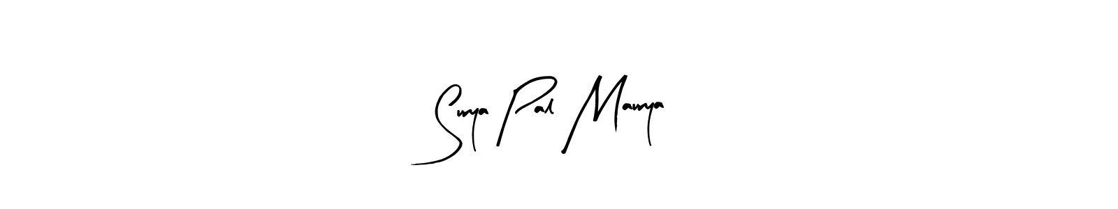 This is the best signature style for the Surya Pal Maurya name. Also you like these signature font (Arty Signature). Mix name signature. Surya Pal Maurya signature style 8 images and pictures png