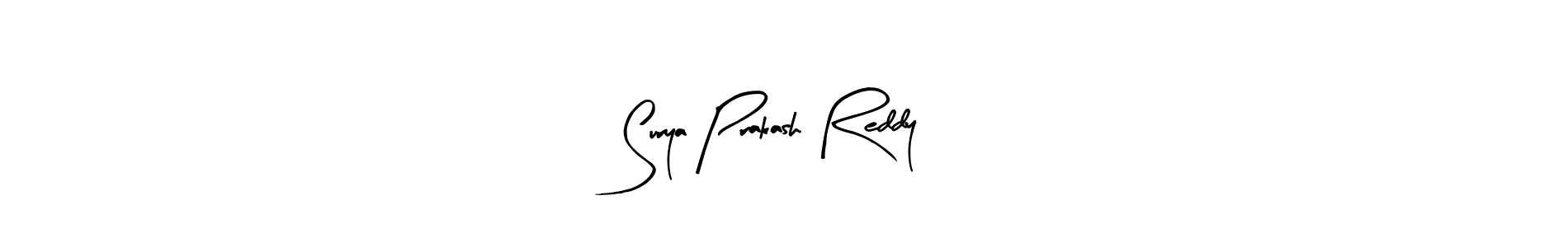 Make a beautiful signature design for name Surya Prakash Reddy. Use this online signature maker to create a handwritten signature for free. Surya Prakash Reddy signature style 8 images and pictures png