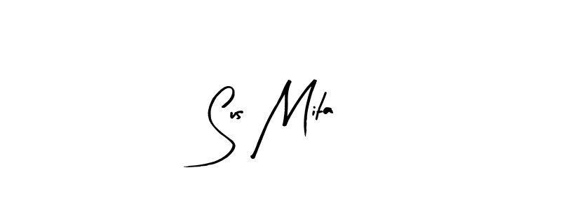 Design your own signature with our free online signature maker. With this signature software, you can create a handwritten (Arty Signature) signature for name Sus Mita. Sus Mita signature style 8 images and pictures png