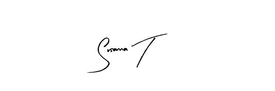 Make a beautiful signature design for name Susanna T. With this signature (Arty Signature) style, you can create a handwritten signature for free. Susanna T signature style 8 images and pictures png