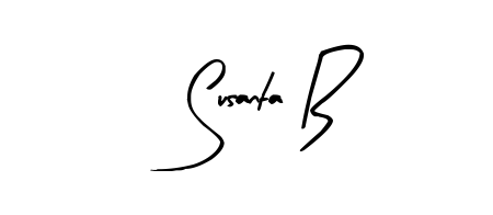 Also we have Susanta B name is the best signature style. Create professional handwritten signature collection using Arty Signature autograph style. Susanta B signature style 8 images and pictures png