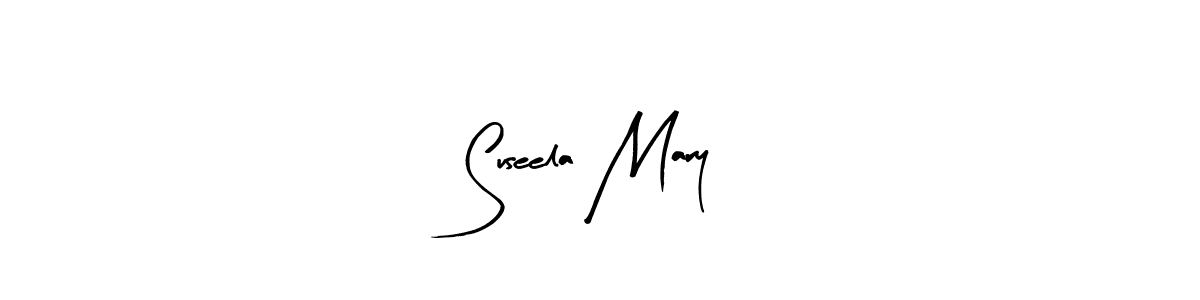 if you are searching for the best signature style for your name Suseela Mary. so please give up your signature search. here we have designed multiple signature styles  using Arty Signature. Suseela Mary signature style 8 images and pictures png