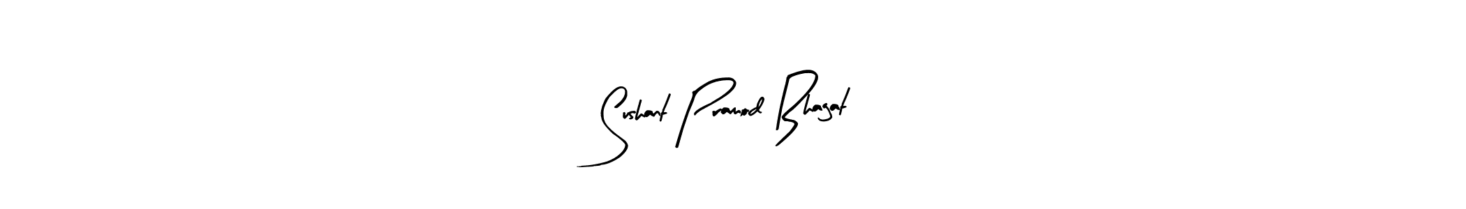 Use a signature maker to create a handwritten signature online. With this signature software, you can design (Arty Signature) your own signature for name Sushant Pramod Bhagat. Sushant Pramod Bhagat signature style 8 images and pictures png