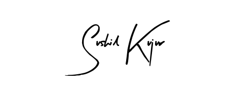 Similarly Arty Signature is the best handwritten signature design. Signature creator online. You can use it as an online autograph creator for name Sushil Kujur. Sushil Kujur signature style 8 images and pictures png