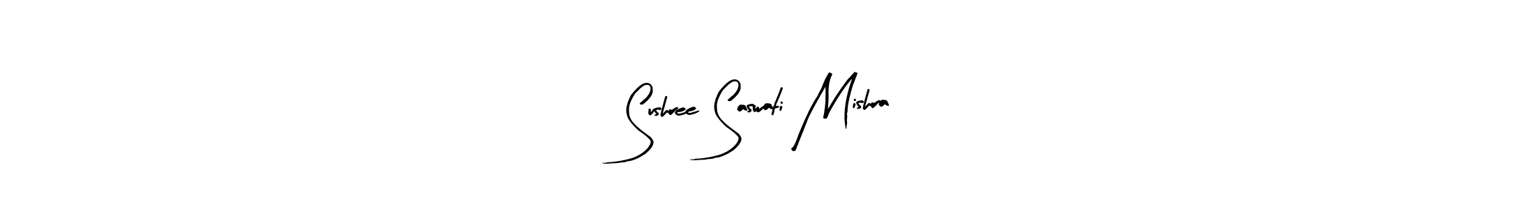 How to make Sushree Saswati Mishra name signature. Use Arty Signature style for creating short signs online. This is the latest handwritten sign. Sushree Saswati Mishra signature style 8 images and pictures png