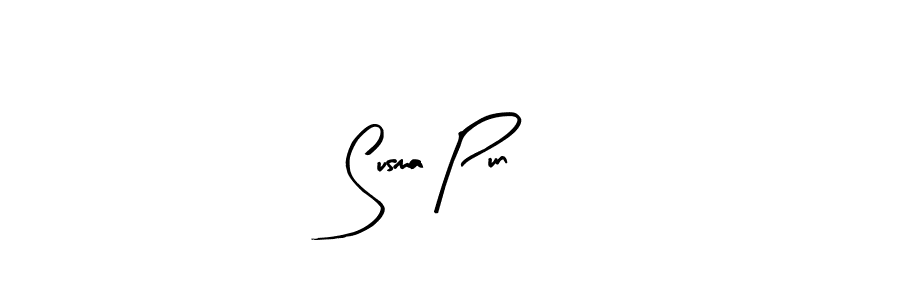 Use a signature maker to create a handwritten signature online. With this signature software, you can design (Arty Signature) your own signature for name Susma Pun. Susma Pun signature style 8 images and pictures png