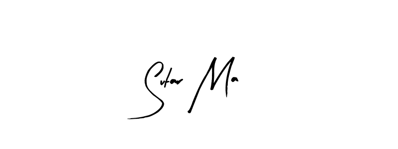 Use a signature maker to create a handwritten signature online. With this signature software, you can design (Arty Signature) your own signature for name Sutar Ma. Sutar Ma signature style 8 images and pictures png