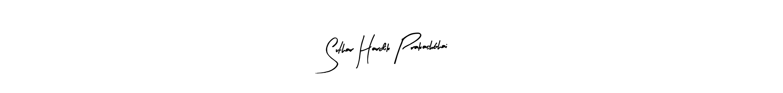 How to Draw Suthar Hardik Prakashbhai signature style? Arty Signature is a latest design signature styles for name Suthar Hardik Prakashbhai. Suthar Hardik Prakashbhai signature style 8 images and pictures png