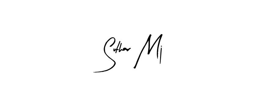 You can use this online signature creator to create a handwritten signature for the name Suthar Mj. This is the best online autograph maker. Suthar Mj signature style 8 images and pictures png