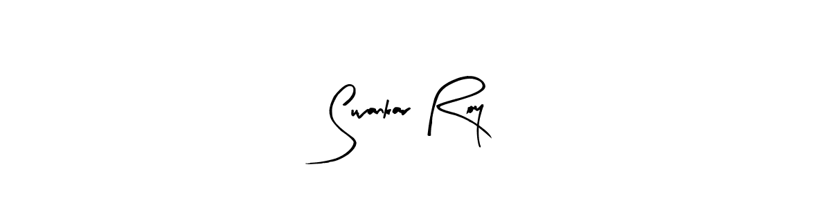 Use a signature maker to create a handwritten signature online. With this signature software, you can design (Arty Signature) your own signature for name Suvankar Roy. Suvankar Roy signature style 8 images and pictures png