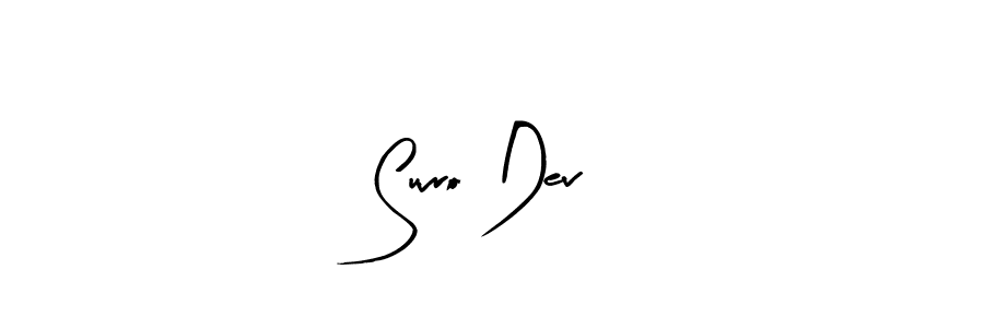The best way (Arty Signature) to make a short signature is to pick only two or three words in your name. The name Suvro Dev include a total of six letters. For converting this name. Suvro Dev signature style 8 images and pictures png