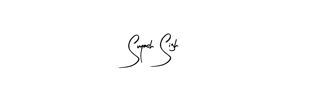 Best and Professional Signature Style for Suyash Sigh. Arty Signature Best Signature Style Collection. Suyash Sigh signature style 8 images and pictures png