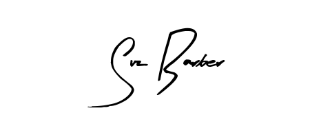 How to make Suz Barber name signature. Use Arty Signature style for creating short signs online. This is the latest handwritten sign. Suz Barber signature style 8 images and pictures png