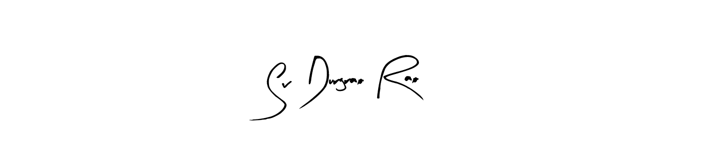 How to make Sv Durgrao Rao signature? Arty Signature is a professional autograph style. Create handwritten signature for Sv Durgrao Rao name. Sv Durgrao Rao signature style 8 images and pictures png