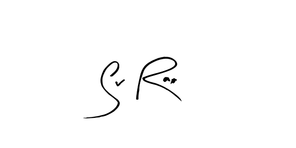 Make a beautiful signature design for name Sv Rao. Use this online signature maker to create a handwritten signature for free. Sv Rao signature style 8 images and pictures png