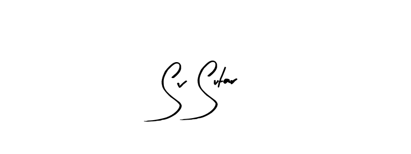 How to make Sv Sutar signature? Arty Signature is a professional autograph style. Create handwritten signature for Sv Sutar name. Sv Sutar signature style 8 images and pictures png